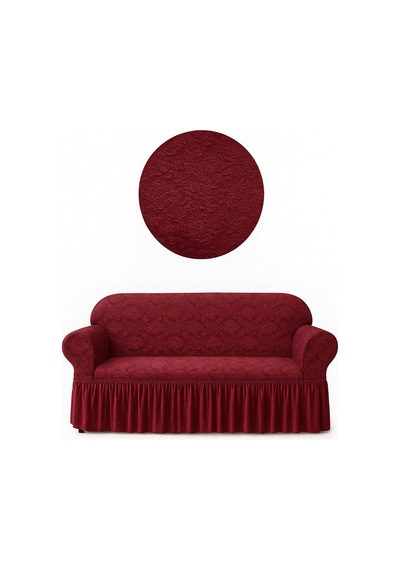 Jakarlı 3 Kişilik Koltuk Örtüsü.şal Desen Lastikli, Esnek,yıkanabilir Koltuk, Kanepe, Çekyat Kılıfı. Bordo - 797487192 Bordo Jakarlı 3 Kişilik Koltuk Örtüsü.şal Desen Lastikli, Esnek,yıkanabilir Koltuk, Kanepe, Çekyat Kılıfı. Bordo - 797487192 Bordo
