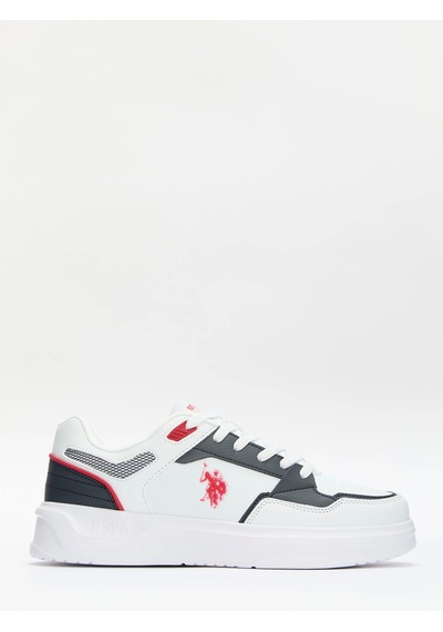 U.S. Polo Assn. U.s Polo Assn. Alucard Erkek Ayakkabi - Beyaz Lacivert Beyaz Lacıvert Beyaz - Lacivert