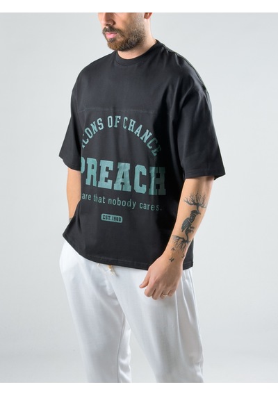 Cocopelli Siyah Preach Erkek T-shirt Coc2998