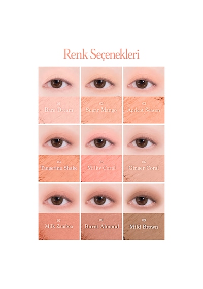 Dasıque Shadow Palette 32 Milky Apricot