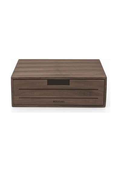 Woodsaka 3line Çekmeceli Monitör Stand & Saklama Kutusu- Ceviz