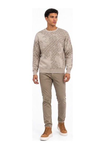 Loft Relax Fit Erkek Kazak Lf2044331 Q1.v1 Bej