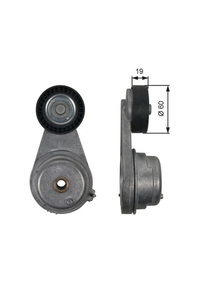 Kayıs - 120 - Gergı Rulmanı Smart Fortwo Coupe 451 - Dpmıx-hb - 07 Kutuklu Gergi Rulmanı