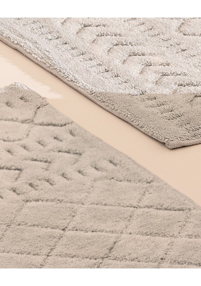 Madame Coco Panier 2'li Banyo Paspası - Gri - 60x100 Cm Bapa0000000009