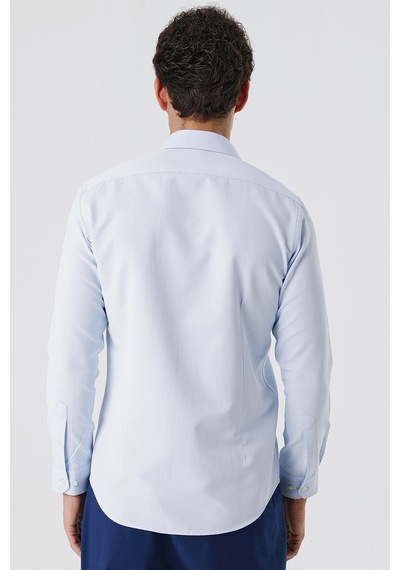 İmza Koyu Mavi Uzun Kollu Armürlü Cepsiz Pamuklu Likralı Slim Fit Dar Kesim Gömlek 1004240193-koyu Mavi Koyu Mavi İmza Koyu Mavi Uzun Kollu Armürlü Cepsiz Pamuklu Likralı Slim Fit Dar Kesim Gömlek 1004240193-koyu Mavi Koyu Mavi
