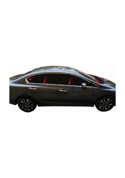 Honda Civic 9 Cam Çıtası 8 Prç Krom 2012 ve Sonrası N11.4737