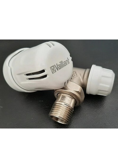 Vaillant Termostatik Vana Köşe Set 1/2" Gövde + Kafa
