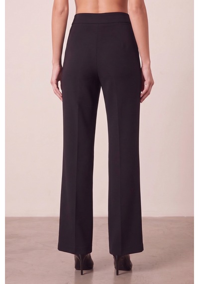 Guitar Casual Siyah Örme Pantolon
