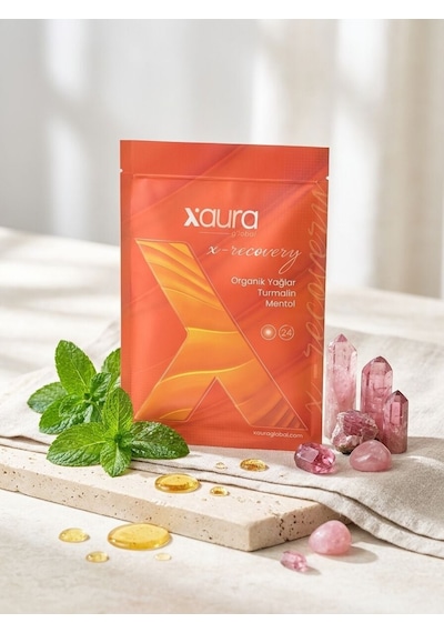 Xaura X-recovery Transdermal Terapi Bandı Organik Yağlar, Turmalin, Mentol