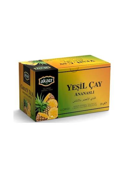 2'li Yeşil Çay Ananaslı 2x20'lı Poşet Çay 03411457