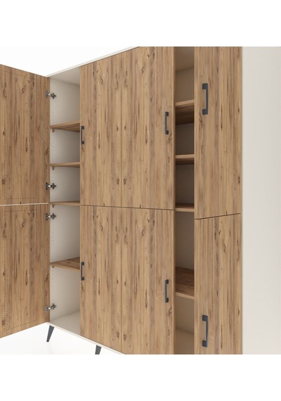 Kronos Gardrop 8 Raflı 8 Kapaklı 176x59x221 Aytaşı-çam Çam Kronos Gardrop 8 Raflı 8 Kapaklı 176x59x221 Aytaşı-çam Çam