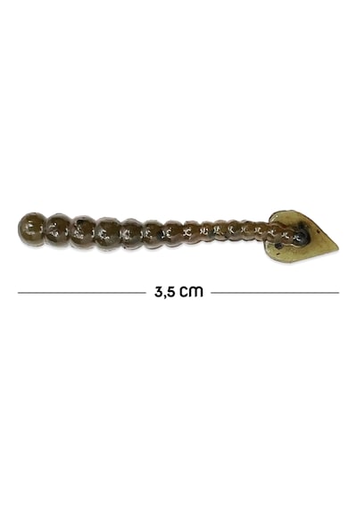 Silikon Kurt Balık Yemi - Kokulu - H Tail - Kahve - Power Bait 9958