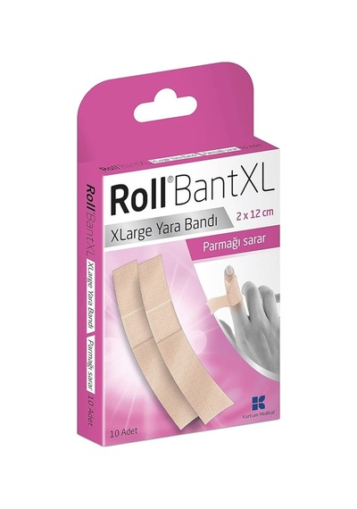 Roll - Yara Bandı Xlarge 2cm X 12cm 10lu 1 Paket