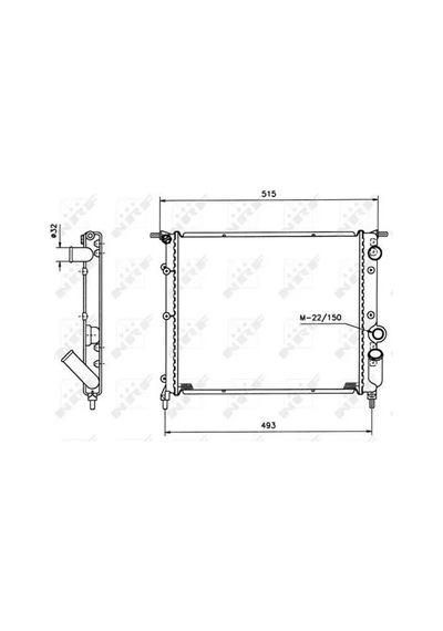 Nrf 516259 Motor Radyatoru 7700784038 7701034769 7701395094