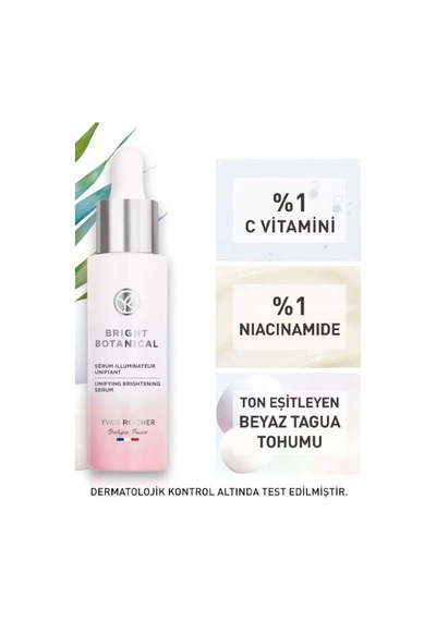Yves Rocher Cilt Serumu - Leke Ve Kırışık Karşıtı Bitkisel Kompleks Bakım / Bright Botanical 30 Ml