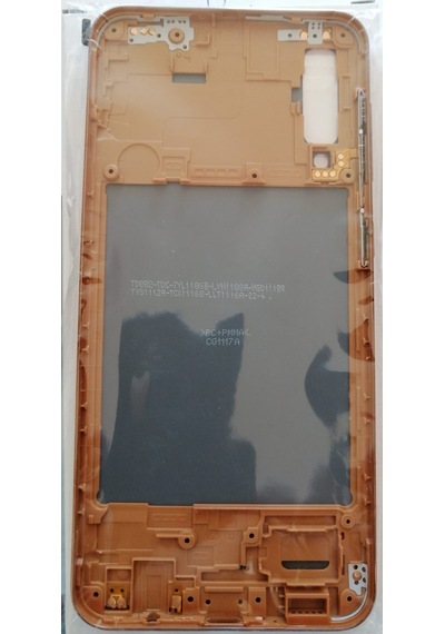 Samsung Galaxy A50 Uyumlu Kasa Turuncu - Yan Tuşlar Dahil, Lens Hariç Turuncu