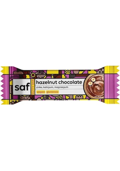 Saf Hazelnut Chocolate Nutty Protein Bar 40gr-3590