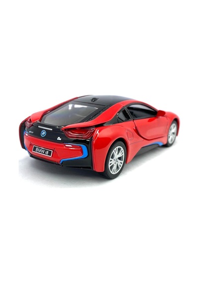 Kinsmart Bmw I8 1 36 Çek Bırak Model Araba kırmızı
