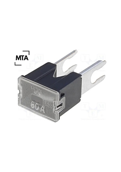0471080 Ayaklı Erkek Sigorta 80 Amper Siyah Mta