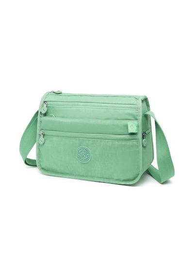 Smart Bags Krinkıl Açık Yeşil Kumaş Kadın Çapraz Askılı Çanta Smb 001