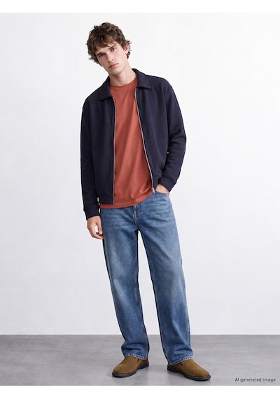 Lcw Vision Lacivert Regular Fit Erkek Triko Hırka