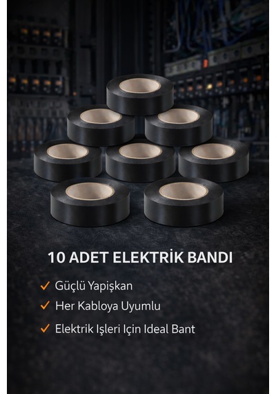 10 Adet Elektrik Bandı 1