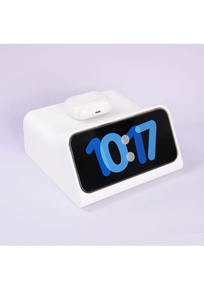 Apple Uyumlu iPhone 15 Şarj Standı Bekleme Modu Standby Mode Dock'u Masaüstü Organizer İstasyonu