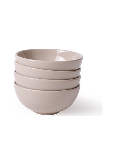 Keramika Taupe Kera Kase 14 Cm 4 Adet 594 Krem