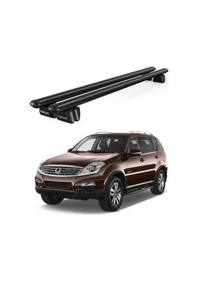 Pençe Ssangyong Rexton Y290 2012-2017 Uyumlu Siyah Ara Atkı Port Bagaj Tavan Barı
