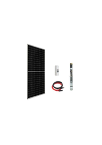 24 V 0.4HP 0.3 kW 300 W Watt Dc Kademeli Dalgıç Solar Pompa 455 Watt Güneş Paneli Solar Sulama Paket Sistem