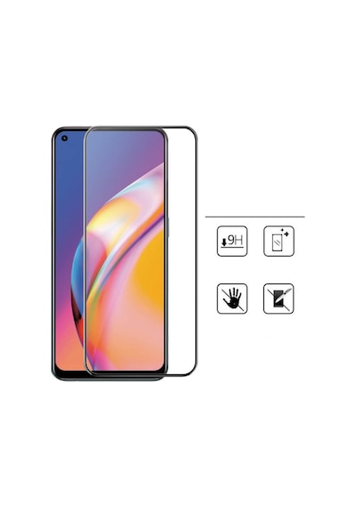 Pilanix Oppo Reno 5 Lite Için Full Yapışan Ekranı Tam Kaplayan 5D Ekran Koruyucu
