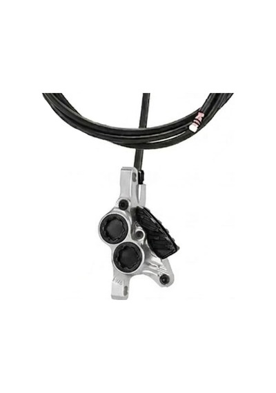 Pro 4 Piston Gümüş Bisiklet Hidrolik Disk Fren Seti