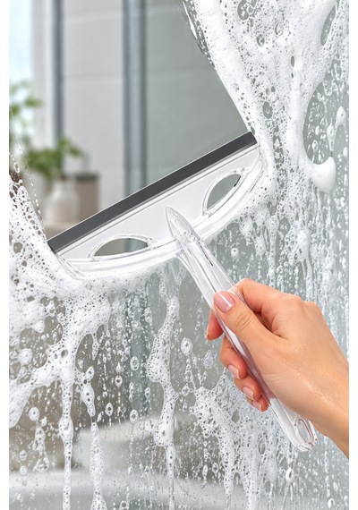 Şeffaf Camsil - Su Çekici Cam Çek - Ekstra Güçlü Silikon Suyu Tutan - Tezgah Çek Çek - 20cm Genişlik Çok Renkli