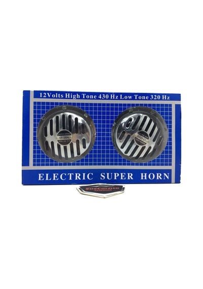 Hella Tip Tone Küçük Kafa Korna Seti 12 Volt Krom 2 Adet