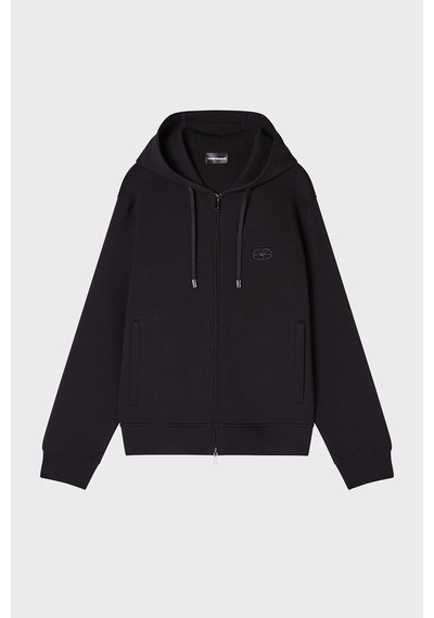 Emporio Armani Pamuklu Regular Fit Kapüşonlu Fermuarlı Sweat Erkek Sweat Em004538 Af10013 Uc001 Siyah