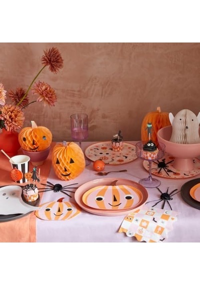 - Groovy Halloween Large Napkins - Bayramı Karakterli Peçeteler L 16'lı