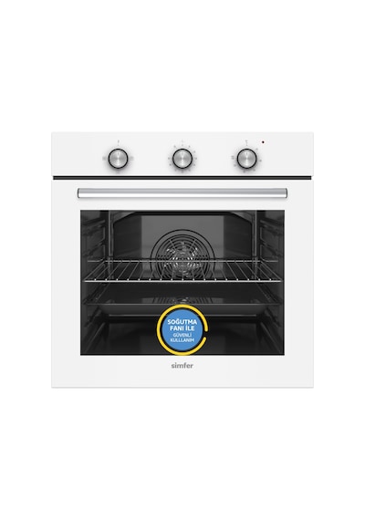 Simfer SB8202 Diamond 66 LT Ankastre Fırın Beyaz