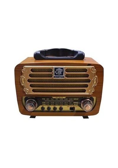 Everton Rt-674 Bluetooth-usb-sd-fm Şarjlı,solarlı Nostaljik Radyo