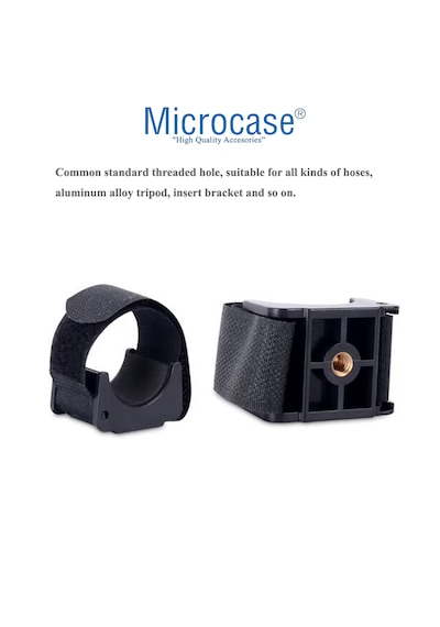 Microcase Çok Amaçlı Cırt Yapışkanlı 1/4 Vida Girişli Tutucu Sabitleyici - Al5002 -