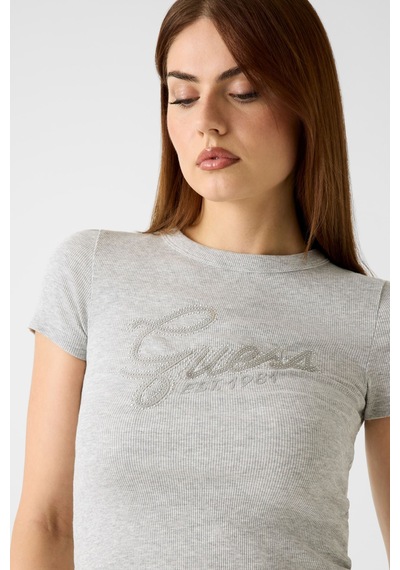 Guess Kadın T-shırt W6rı22ka0h1-lmgy Gri