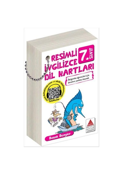 Delta Kültür Yayınları 7.Sınıf Resimli Ingilizce Dil Kartları