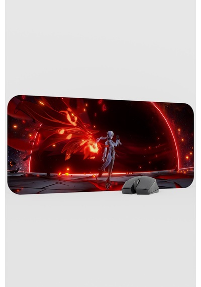 Arlecchino Genshin Impact Anime Gacha V4 - 70x30 Xl Gaming Mouse Pad Fare Altlığı