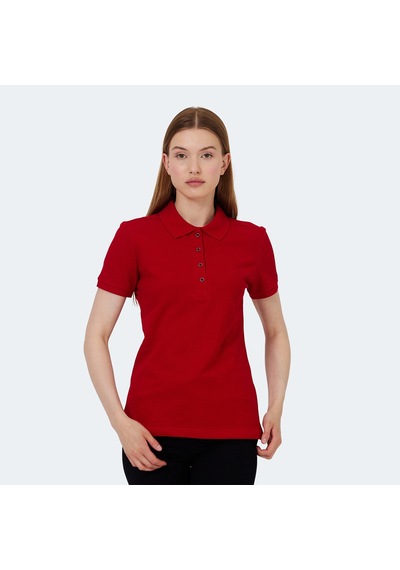 Slazenger VERA I Kadın Polo Yaka Kırmızı Tişört
