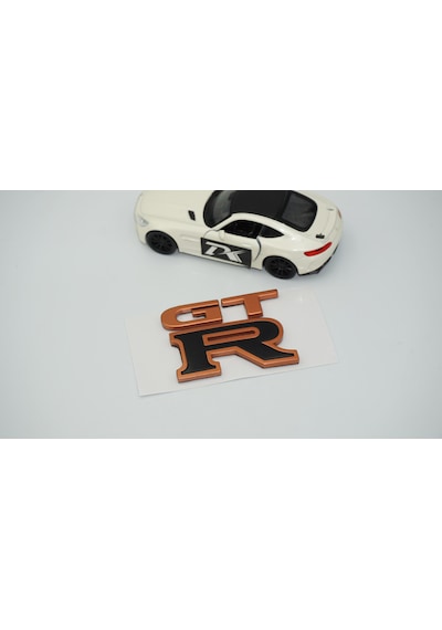 Dk Tuning Nissan Gtr Bagaj Bronz Siyah Logo Amblem Arma -