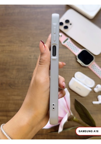 Samsung Galaxy A16 Uyumlu Kamera Korumalı Darbeye Dayanıklı Renk Atmayan Keep Silikon Kılıf Gri Samsung Galaxy A16 Uyumlu Kamera Korumalı Darbeye Dayanıklı Renk Atmayan Keep Silikon Kılıf Gri
