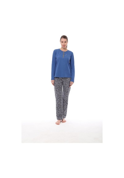 Pijadore 1559 Kadın Uzun Kollu Pijama Takım 001