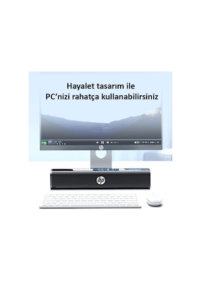 Hp WS10 2x3w Kablolu Soundbar Multimedya Hoparlör Speaker