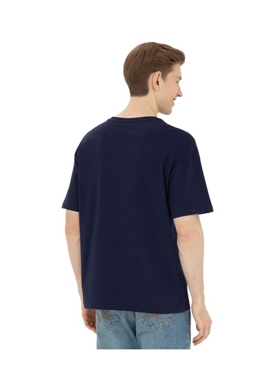 U.s. Polo Assn. Erkek Comfort Fit Bisiklet Yaka Tişört Lacivert
