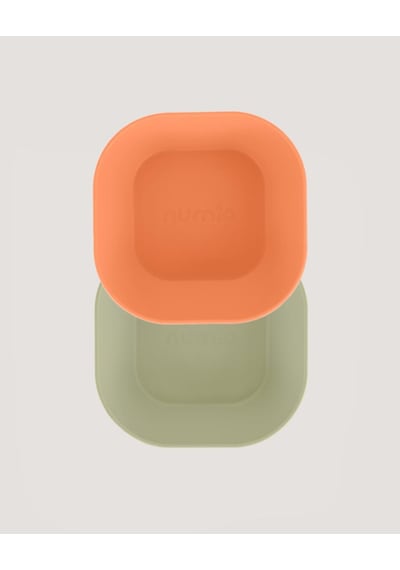 Let's Be Child 2'li Kare Kase Sage Green-peach