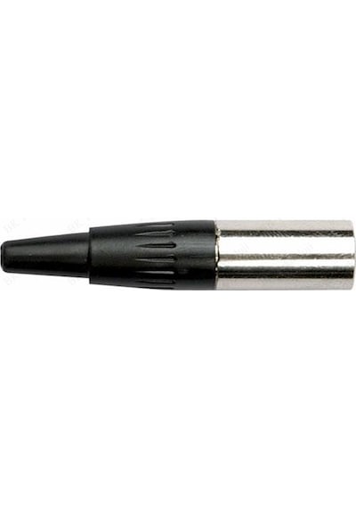 4 Pin Mini XLR Erkek Lehim Tipi Konnektör